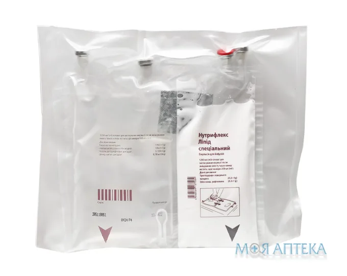 Нутрифлекс Ліпід Спеціальний емульсія д/інф. по 1250 мл №5 у мішк. трикам. пласт.