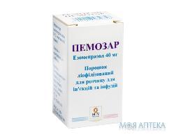 Пемозар порошок лиоф. для р-на д / ин. и инф. по 40 мг №1 в Флак.