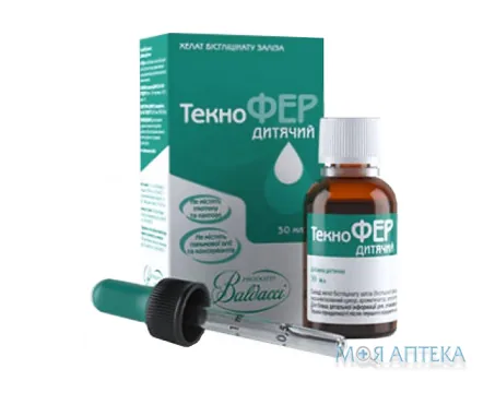 Текнофер Дитячий краплі ор. по 30 мл у флак.