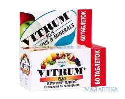 Вітрум Плюс табл. п/о фл. №60