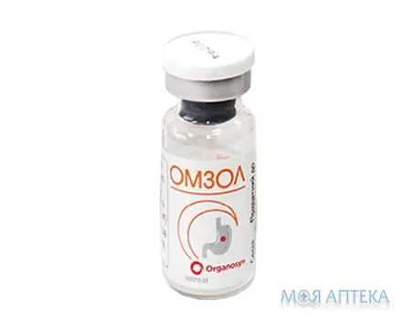 Омзол порошок для р-ну д/інф. по 40 мг №1 у флак.