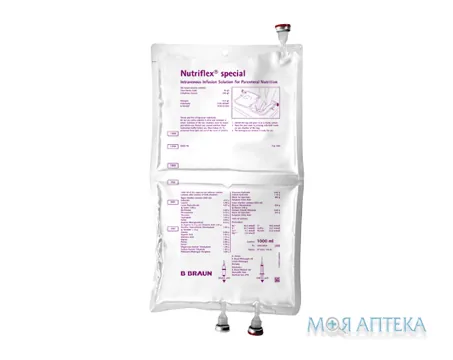Нутрифлекс Спеціальний розчин д/інф. по 1000 мл №5 у мішк.