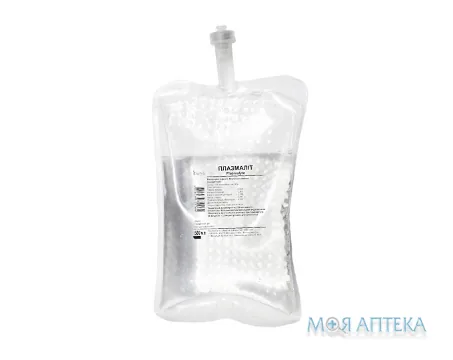 Плазмаліт розчин д/інф. по 500 мл у пак. полім.