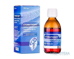 Стоматидин розчин д/рот. порож. 0,1 % по 200 мл у флак.