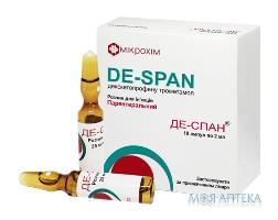 Де-Спан розчин д/ін. 25 мг/мл по 2 мл №10 (5х2) в амп.