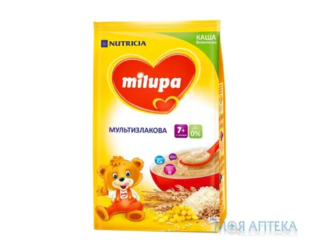 Каша Безмолочна Milupa (Мілупа) мультизлакова від 7 місяців 170г