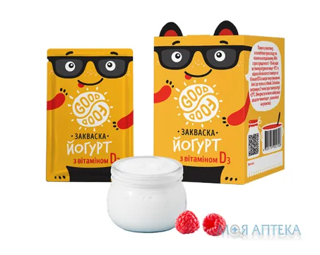 Закваска бактериальная GoodFood Йогурт Вітамін D 1г №5