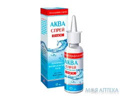 Аква Спрей Плюс спрей назальний 3% по 45 мл