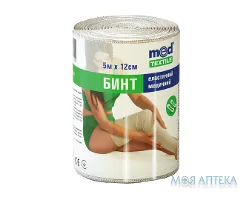Бинт еластичний медичний середньої розтяжності 5мх12см
