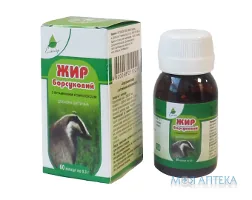 Борсуковий жир Еліксир, капс. 0,3 г №60