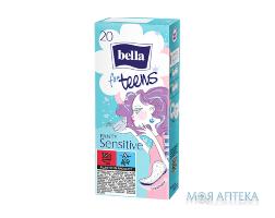 Гигиенические ежедневные прокладки Bella for Teens (Белла фо Тинс) Ultra Sensitive Extra Soft №20