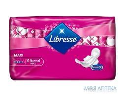 Гігієнічні прокладки Libresse (Лібрес) Maxi Normal Wing №10