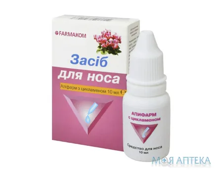 Апіфарм З Цикламеном краплі наз. по 10 мл у флак.