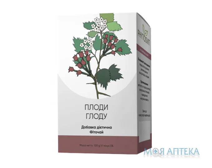 Глоду плоди фіточай по 100 г у пач.