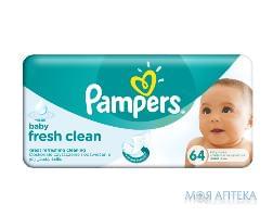 Салфетки влажные Pampers Baby Fresh (сменный блок) №64 Салфетки влажные Pampers Baby Fresh (сменный блок) №64