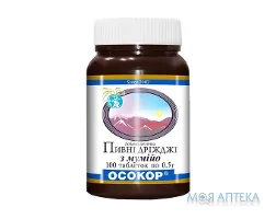 Дріжджі пивні Осокор З мумійо таблетки №100 у бан.