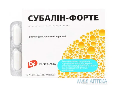 Субалін Форте капсули №10 (10х1)