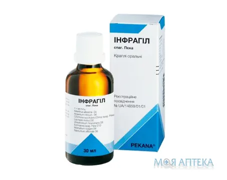 Інфрагіл Спаг. Пєка краплі ор. по 30 мл у флак.