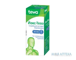 Йокс-Тева спрей д/рот. порож. по 30 мл у флак. з розпил.