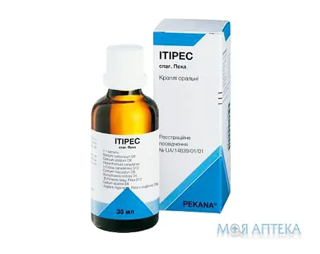 Ітірес Зал Спаг. Пєка краплі ор. по 30 мл у флак.