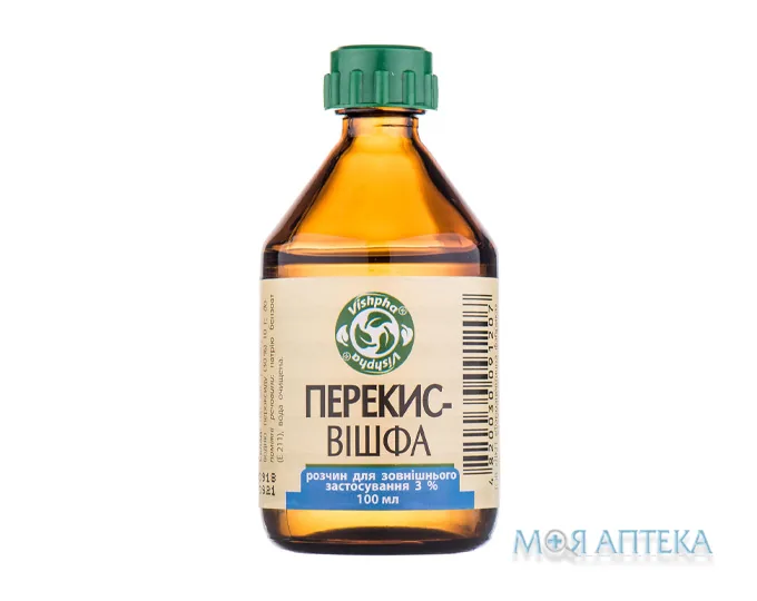 Перекис-Вішфа р-н д/зовн. заст. 3% фл. 100 мл №1