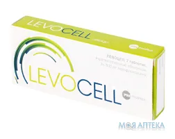 Левоцел таблетки, в/плів. обол. по 500 мг №7