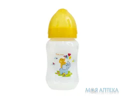 Пляшка скляна Baby Team (Бебі Тім) 1002 250 мл, з широким горл.