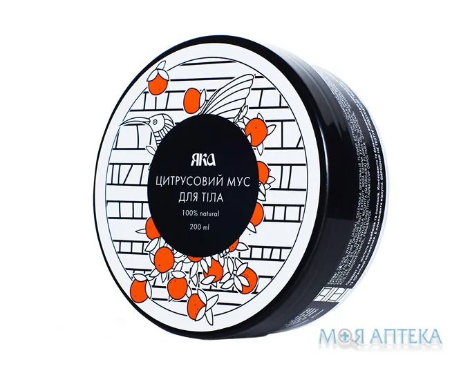 Цитрусовий мус для тіла Яка зволожуючий, 300 мл