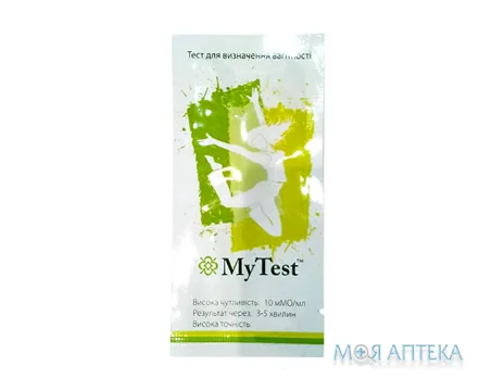 Тест для визначення вагітності My Test високочутливий, тест-полоска №1