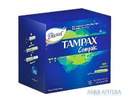 TAMPAX Compak Тампоны Super с апплик. №16