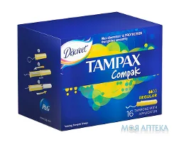 Тампони Tampax (Тампакс) compak regular №16