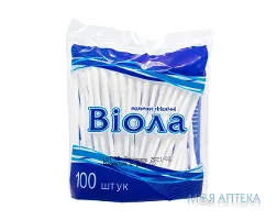 Ватні палички гігієнічні Віола пакет №100