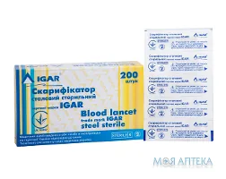 Скарифікатор Igar (Ігар) сталевий стерильний №200