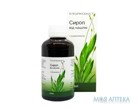 Сироп Від Кашлю з подорожником, фл. 200 мл