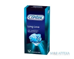 Презервативи Contex Long Love з анестетиком №12