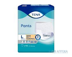 Подгузники-трусы для взрослых TENA (Тена) Pants Normal Large (Нормал ладж) размер 3 10 шт