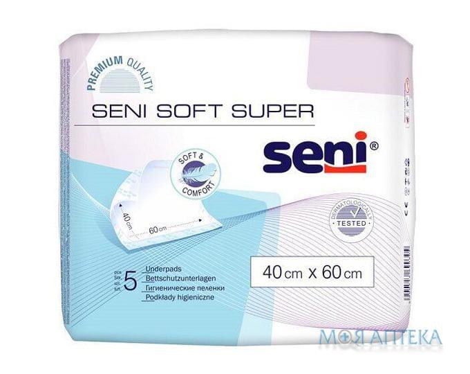 Seni Soft (Сені Софт) Пелюшки гігієнічні Super, 40 см х 60 см №5