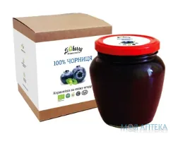 Паста З Чорниці Лікбері (LiqBerry) 0,55 л, скляна банка