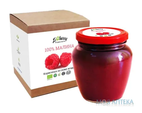 Паста З Малини Лікбері (LiqBerry) 0,55 л, скляна банка