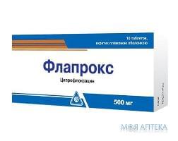 Флапрокс таблетки, в/плів. обол., по 500 мг №10 (10х1)