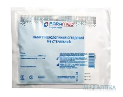 Набір гінекологічний оглядовий стерильний PARAMED (Парамед) №6 (перч., пел.)