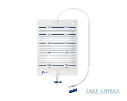 Сечоприймач Волес стерильний з Т-краном, 2 л