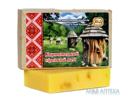 Мило туалетне натуральне ручної роботи Яка Карпатський гірський мед, 75 г