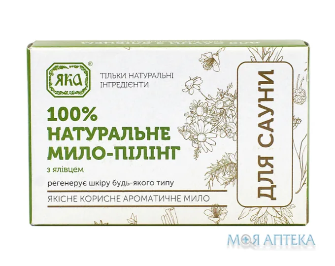 Мило туалетне натуральне ручної роботи Яка Для сауни з ялівцем, 75 г