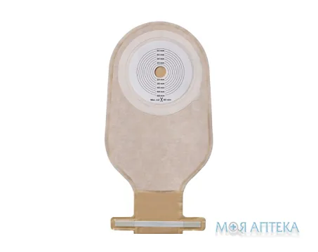 Калоприймач 6300 ф15-60 відкритий непрозорий на пластирі