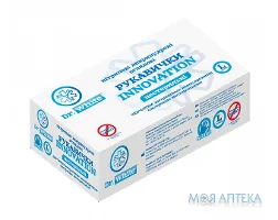 Рукавички Оглядові Нітрилові Нестерильні Dr. WHITE Innovation неприпудр., L