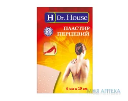 Пластир перцевий Dr. House (Доктор Хаус) перфорований 6 см х 10 см