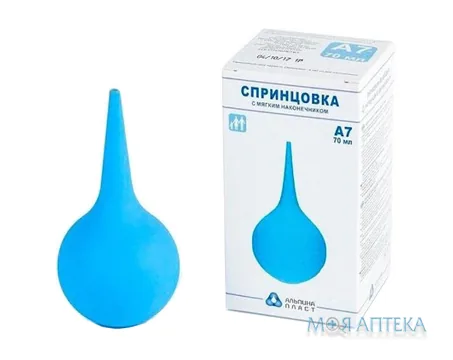 Спринцівка Альпіна з м`яким наконечником тип А р.7 (70 мл)