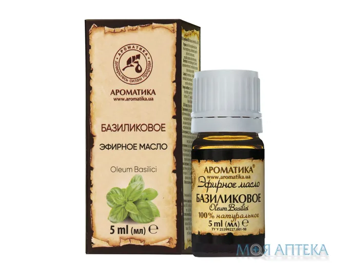 Олія ефірна Ароматика василькова (базилікова) 5 мл