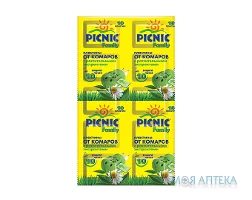 Пікнік (Picnic) Фемілі пластини від комарів №10
